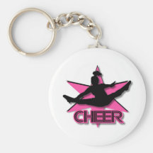 Pom-pom girl porte-clés