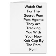 Pom Pom Tracking (Technology) -funny Cards