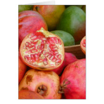 Pomegranates and Mangos in Zurich Greeting Card