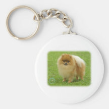 Pomeranian 8T087D-06 Keychains