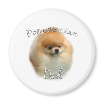 Pomeranian Dad 2 Refrigerator Magnets
