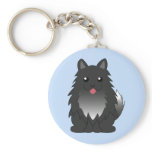Pomeranian Keychain