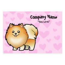 Pomeranian Love Business Cards