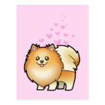 Pomeranian Love Postcard