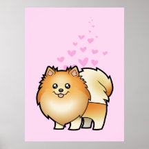 Pomeranian Love Posters