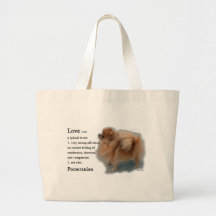 Pomeranian Lovers Gifts Tote Bags