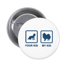 Pomeranian Pinback Button