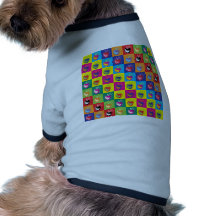 Pommes d'art de bruit tee-shirts pour chien