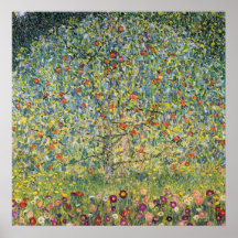 Pommier Par Gustav Klimt, art victorien vintage Affiche