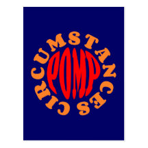 Pompe Circumstances Carte Postale