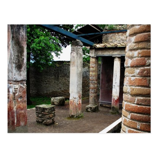 Pompei - Ruins of a Villa Post Cards