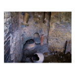 Pompeii - ancient wine-mixing vessels postcard