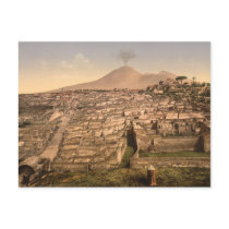 Pompeii and unt Vesivius, Campania, Italy Post Cards