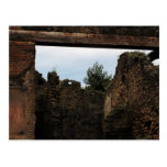 Pompeii - Close-up of an ancient courtyard Postcard