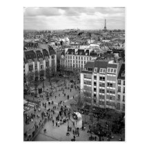 Pompidou Square Postcard