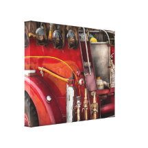 Pompier - préparez pour un feu impressions sur toile