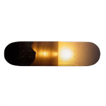 Ponce Inlet Jetty FL Ocean Moonrise Skateboard skateboards