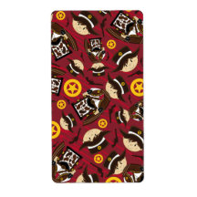 Poncho Cowboy Sheriff Sticker Label