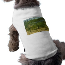 Pond grass underwater image dog shirt