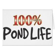 Pond Life 100 Percent Greeting Cards