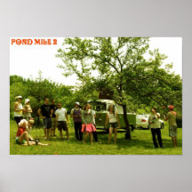 Pond mile 2 Woodstock Print