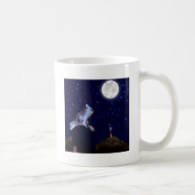 Ponder The Moon Coffee Mugs