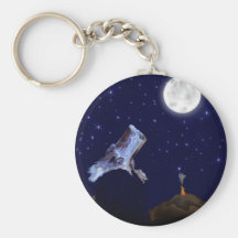 Ponder The Moon Keychains