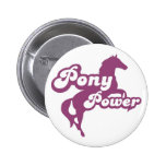 Poney pouvoir badges avec agrafe