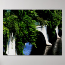 Pont d'affiche de mA d'automnes de Shelburne de fl