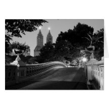 Pont d'arc au crépuscule, Central Park Carte