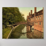 Pont de l'université de la Reine, classique de Cam Affiche