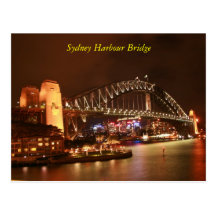 Pont de port de Sydney Carte Postale