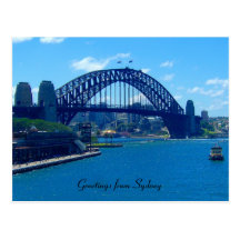 pont de port de Sydney Carte Postale