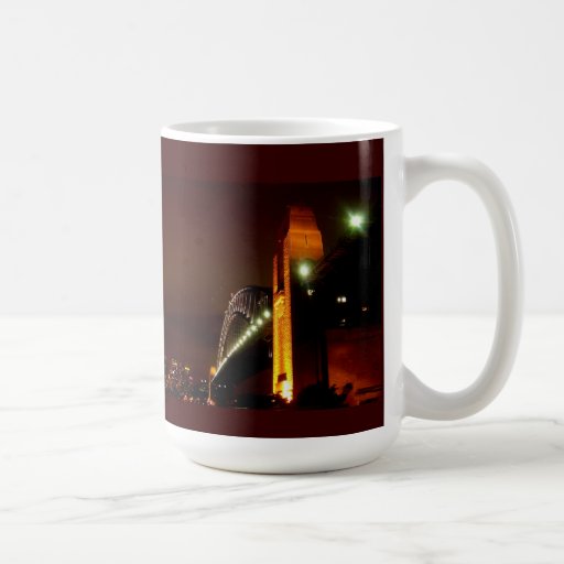 Pont de port de Sydney la nuit Mugs