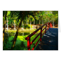 Pont de rouge de carte