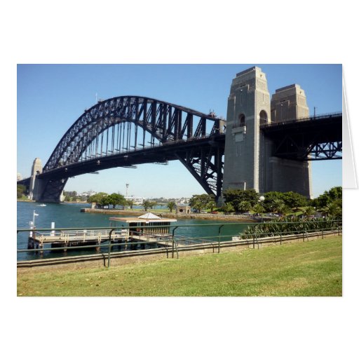 pont de Sydney herbeux Cartes De Vœux