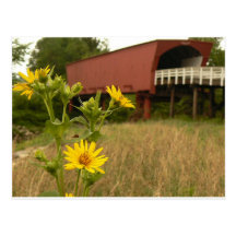 Pont du comté de Madison Carte Postale