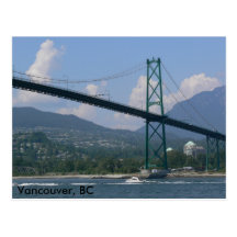 Pont en porte du lion, Vancouver, AVANT JÉSUS CHRI Carte Postale