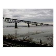 Pont et voies cartes postales