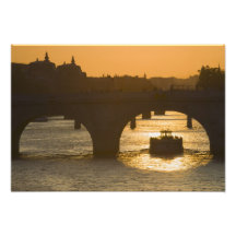 Pont Neuf, Seine, sunset, Paris, FranceMusee Photo Art