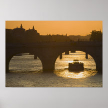 Pont Neuf, Seine, sunset, Paris, FranceMusee Print
