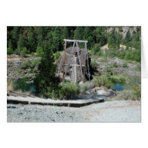 Pont piétonnier de rivière de l'Illinois Cartes De Vœux