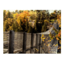 Pont suspendu de gorge de Ranney Carte Postale