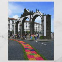 Ponta Delgada city gates Flyer Design