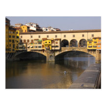 Ponte Vecchio and the Arno Postcard