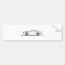 Pontiac Firebird 1968 Adhésifs Pour Voiture