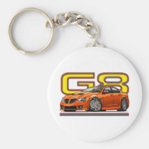 Pontiac_G8_orange Keychain