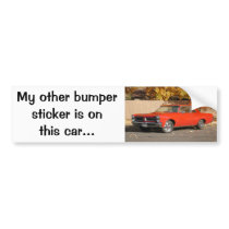 Pontiac GTO Bumper Sticker