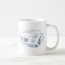 Pontiac Solstice Sketch Mugs