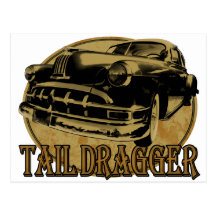 Pontiac Tail Draggin Lowrider Postcards